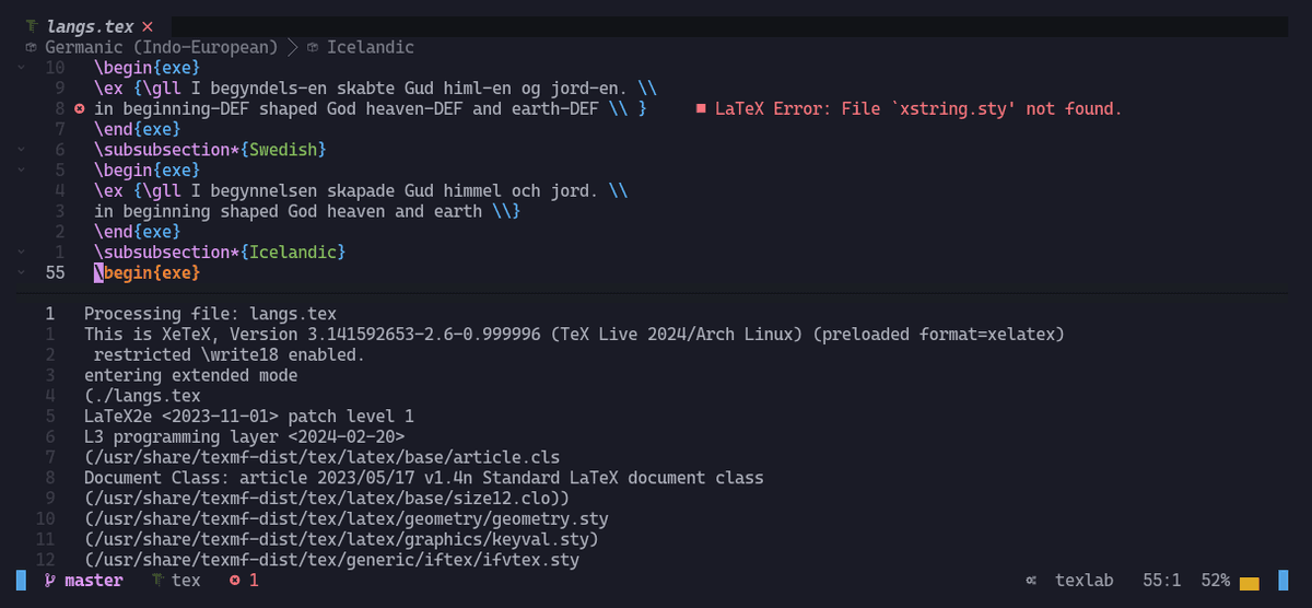 Latex Compiler